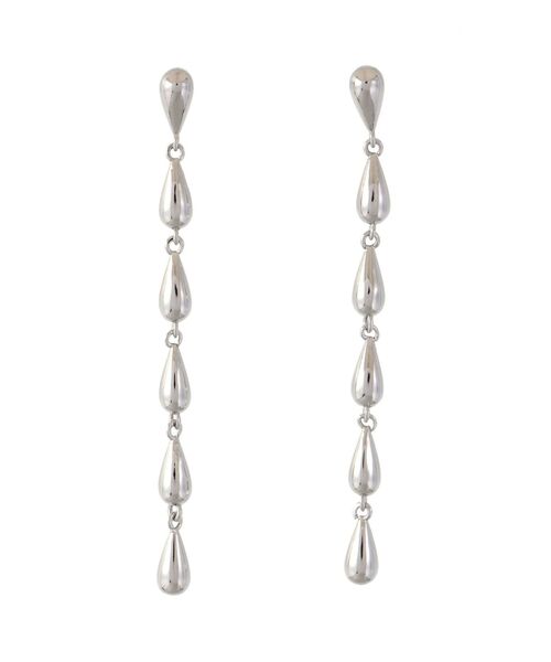 LAGUNAMOON(ラグナムーン)の「ドロップチェーンピアス(ピアス(両耳用)・レディース・シルバー/ゴールド・FREE)」の7枚目の写真