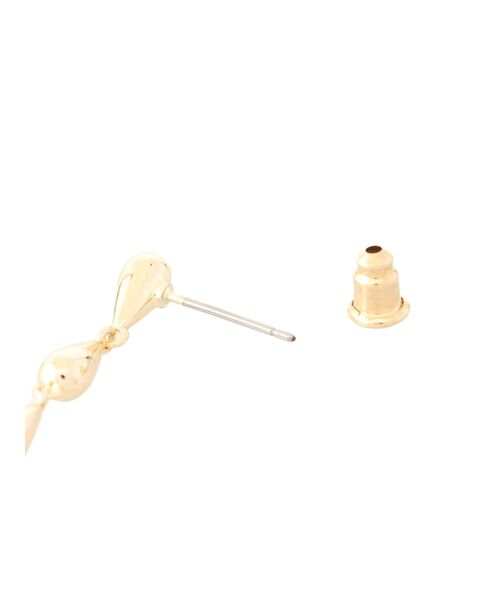 LAGUNAMOON(ラグナムーン)の「ドロップチェーンピアス(ピアス(両耳用)・レディース・シルバー/ゴールド・FREE)」の12枚目の写真