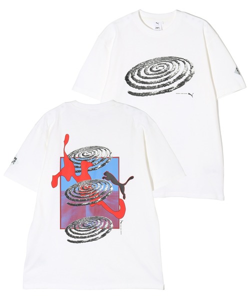 PUMA(プーマ)の「PUMAxP.A.M. GRAPHIC TEE/538810(Tシャツ/カットソー・メンズ・ブラック/ライトイエロー/ブルー/ホワイト・LARGE/MEDIUM)」の2枚目の写真