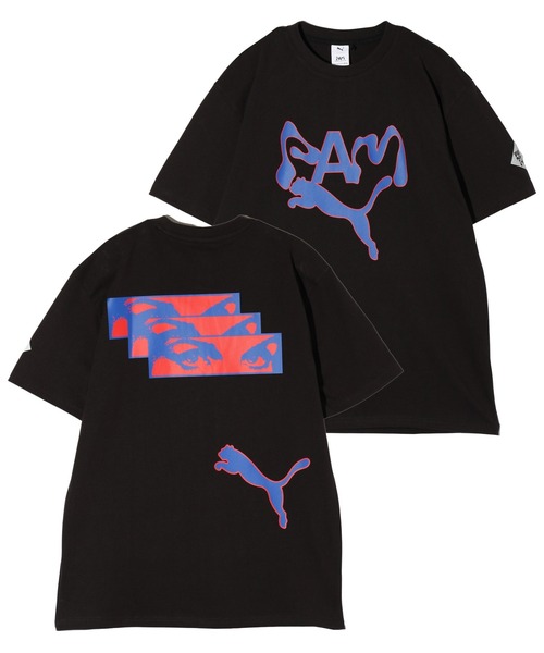 PUMA(プーマ)の「PUMAxP.A.M. GRAPHIC TEE/538810(Tシャツ/カットソー・メンズ・ブラック/ライトイエロー/ブルー/ホワイト・LARGE/MEDIUM)」の3枚目の写真
