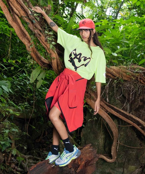 PUMA(プーマ)の「PUMAxP.A.M. GRAPHIC TEE/538810(Tシャツ/カットソー・メンズ・ブラック/ライトイエロー/ブルー/ホワイト・LARGE/MEDIUM)」の5枚目の写真