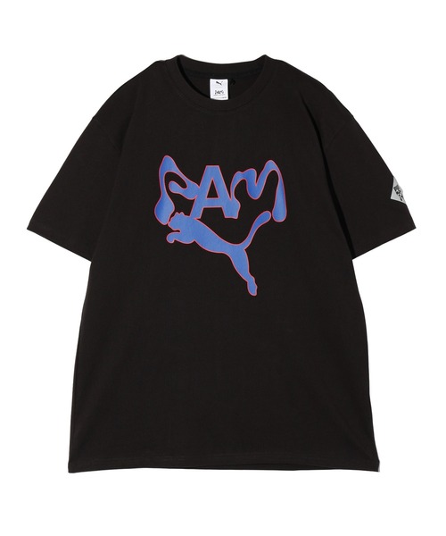PUMA(プーマ)の「PUMAxP.A.M. GRAPHIC TEE/538810(Tシャツ/カットソー・メンズ・ブラック/ライトイエロー/ブルー/ホワイト・LARGE/MEDIUM)」の6枚目の写真
