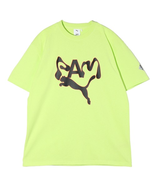 PUMA(プーマ)の「PUMAxP.A.M. GRAPHIC TEE/538810(Tシャツ/カットソー・メンズ・ブラック/ライトイエロー/ブルー/ホワイト・LARGE/MEDIUM)」の20枚目の写真