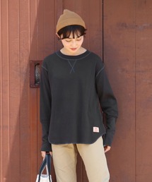 KRIFF MAYER Lady's Collection | アームウォーマー風ワッフルロンT(Tシャツ/カットソー)