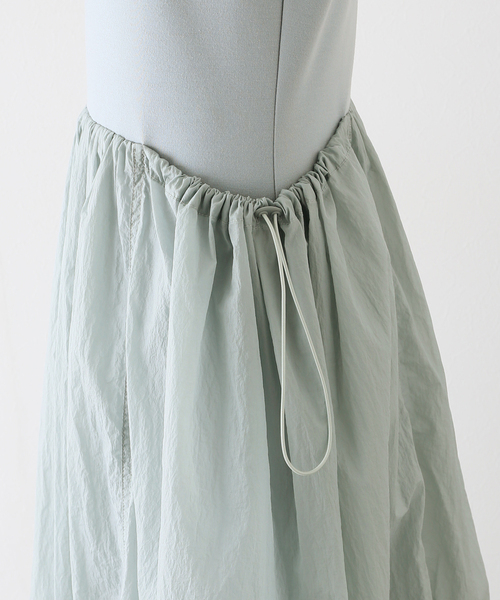 SLOBE IENA(スローブイエナ)の「【AMOMENTO / アモーメント】 SHEER JERSEY DRESSワンピース(ワンピース・レディース・ブルー/ブラック・FREE)」の12枚目の写真
