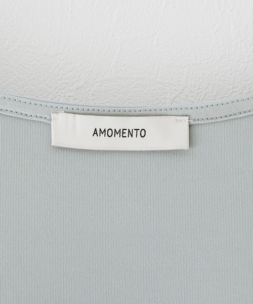 SLOBE IENA(スローブイエナ)の「【AMOMENTO / アモーメント】 SHEER JERSEY DRESSワンピース(ワンピース・レディース・ブルー/ブラック・FREE)」の15枚目の写真