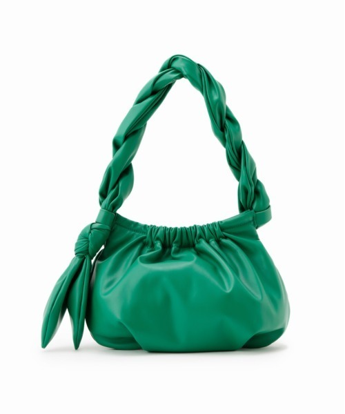 Casselini（キャセリーニ）の「Casselini(キャセリーニ)ツイストバルーンバッグ（ハンドバッグ・レディース・ブラック/グリーン/パープル・FREE）」の2枚目の写真