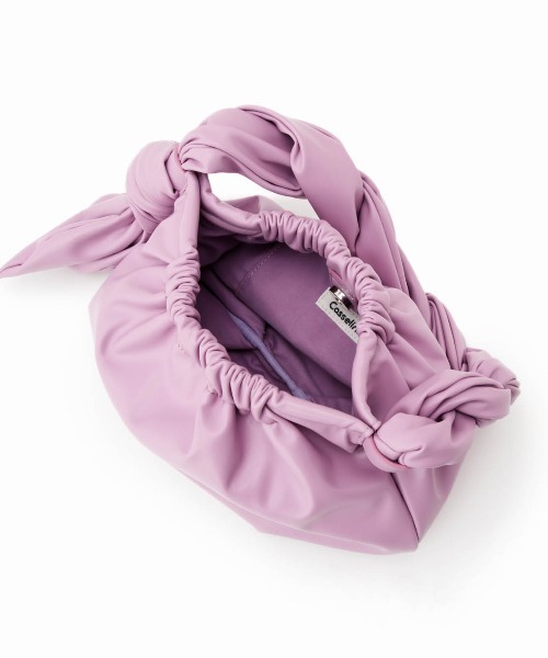 Casselini（キャセリーニ）の「Casselini(キャセリーニ)ツイストバルーンバッグ（ハンドバッグ・レディース・ブラック/グリーン/パープル・FREE）」の14枚目の写真