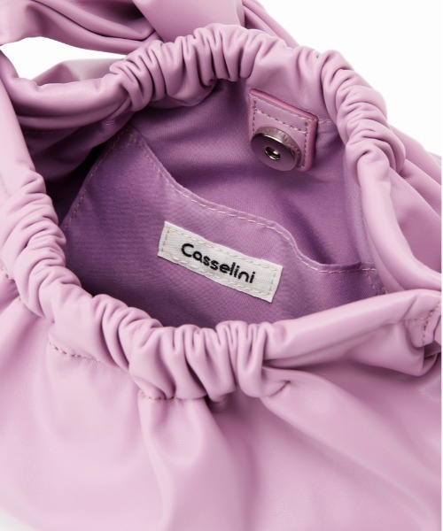Casselini（キャセリーニ）の「Casselini(キャセリーニ)ツイストバルーンバッグ（ハンドバッグ・レディース・ブラック/グリーン/パープル・FREE）」の16枚目の写真