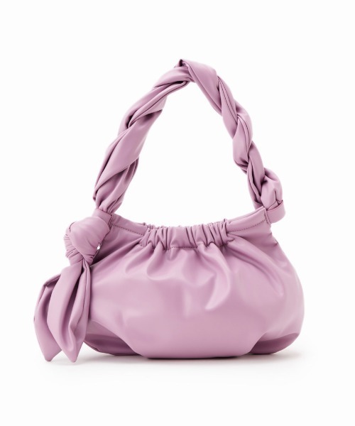 Casselini（キャセリーニ）の「Casselini(キャセリーニ)ツイストバルーンバッグ（ハンドバッグ・レディース・ブラック/グリーン/パープル・FREE）」の11枚目の写真