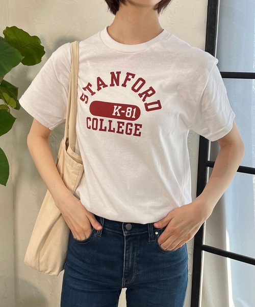 spiritoso（スピリトーゾ）の「spiritoso カレッジアソートTシャツ 半袖（Tシャツ/カットソー・メンズ・ホワイト系1/ブラック系1/グレー系2/ホワイト/グレー系1/ホワイト系2/ブラック/ブラック系2/杢グレー・XL/M/L/S）」の3枚目の写真