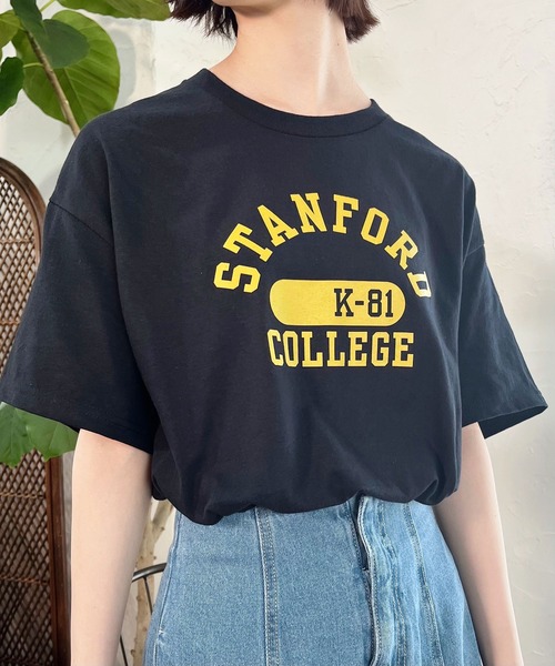 spiritoso（スピリトーゾ）の「spiritoso カレッジアソートTシャツ 半袖（Tシャツ/カットソー・メンズ・ホワイト系1/ブラック系1/グレー系2/ホワイト/グレー系1/ホワイト系2/ブラック/ブラック系2/杢グレー・XL/M/L/S）」の6枚目の写真