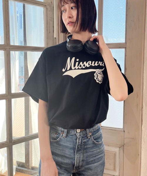 spiritoso（スピリトーゾ）の「spiritoso カレッジアソートTシャツ 半袖（Tシャツ/カットソー・メンズ・ホワイト系1/ブラック系1/グレー系2/ホワイト/グレー系1/ホワイト系2/ブラック/ブラック系2/杢グレー・XL/M/L/S）」の11枚目の写真