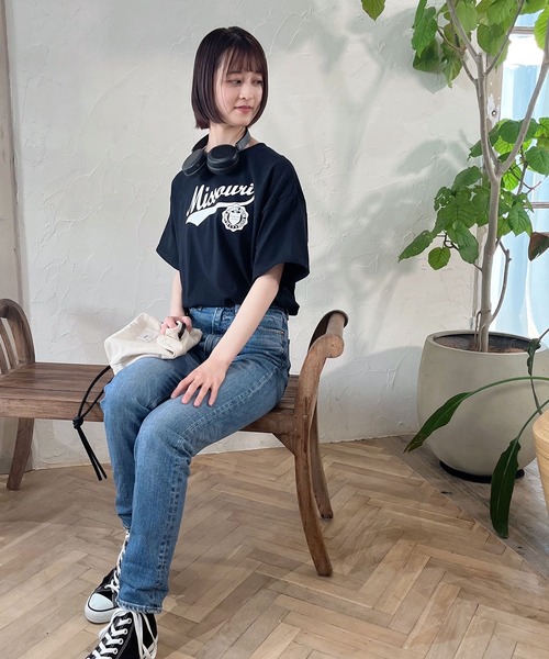 spiritoso（スピリトーゾ）の「spiritoso カレッジアソートTシャツ 半袖（Tシャツ/カットソー・メンズ・ホワイト系1/ブラック系1/グレー系2/ホワイト/グレー系1/ホワイト系2/ブラック/ブラック系2/杢グレー・XL/M/L/S）」の10枚目の写真