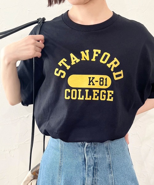 spiritoso（スピリトーゾ）の「spiritoso カレッジアソートTシャツ 半袖（Tシャツ/カットソー・メンズ・ホワイト系1/ブラック系1/グレー系2/ホワイト/グレー系1/ホワイト系2/ブラック/ブラック系2/杢グレー・XL/M/L/S）」の13枚目の写真
