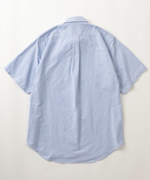 AVIREX(アヴィレックス)の「【AVIREX/アビレックス】AVIREX USA ワンポイント刺繍 オックスフォード ボタンダウン半袖シャツ/無地/ビッグシルエット(シャツ/ブラウス・メンズ・サックスブルー/ホワイト/ライトピンク・XL/M/L)」の5枚目の写真