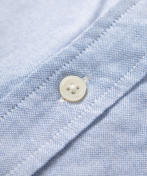 AVIREX(アヴィレックス)の「【AVIREX/アビレックス】AVIREX USA ワンポイント刺繍 オックスフォード ボタンダウン半袖シャツ/無地/ビッグシルエット(シャツ/ブラウス・メンズ・サックスブルー/ホワイト/ライトピンク・XL/M/L)」の8枚目の写真