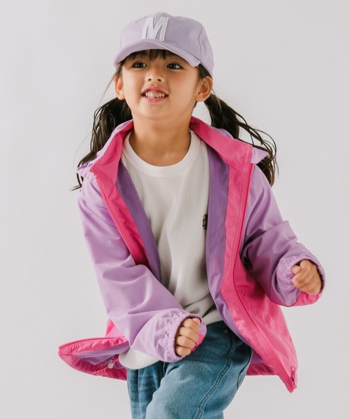 BAYFLOW（ベイフロー）の「マウンテンパーカー（KIDS）（マウンテンパーカー・キッズ・パープル/ブラック/ブルー/ラベンダー/ネイビー/サックスブルー/レッド・110cm/120cm/130cm/140cm/150cm）」の11枚目の写真