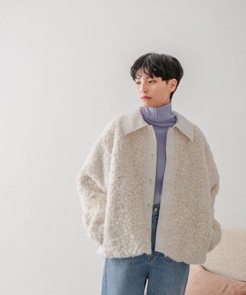 JEANASIS 【eL】Fur LeatherJacket