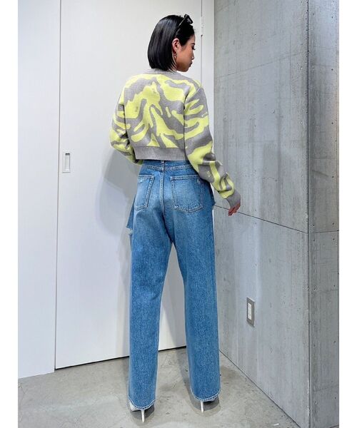 GYDA(ジェイダ)の「オリジナルGYDAゼブラニットTOPS(ニット/セーター・レディース・ブラック/グレー・FREE)」の21枚目の写真