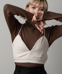 Amiur | twill cross camisole bustier / ツイルクロスキャミソールビスチェ(その他トップス)