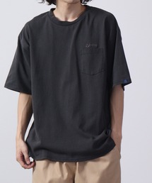 GERRY ビンテ-ジ加工チェスト刺繍ポケットT 半袖