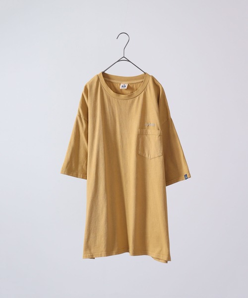 GERRY(ジェリー)の「GERRY ビンテ-ジ加工チェスト刺繍ポケットT 半袖(Tシャツ/カットソー・メンズ・ブラック/マスタード/ネイビー・LL/M/L)」の9枚目の写真