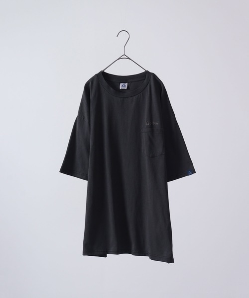 GERRY(ジェリー)の「GERRY ビンテ-ジ加工チェスト刺繍ポケットT 半袖(Tシャツ/カットソー・メンズ・ブラック/マスタード/ネイビー・LL/M/L)」の10枚目の写真