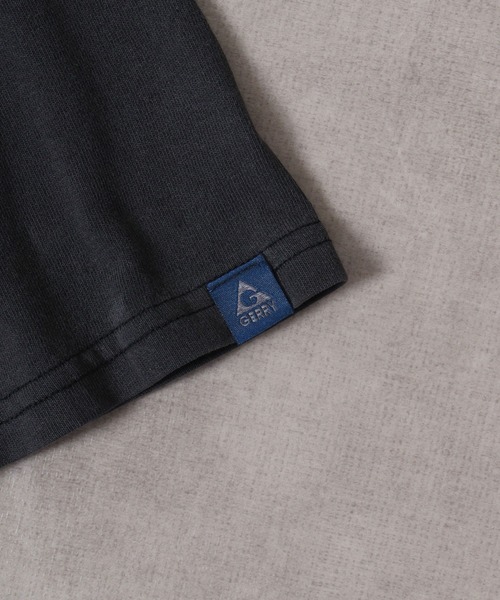 GERRY(ジェリー)の「GERRY ビンテ-ジ加工チェスト刺繍ポケットT 半袖(Tシャツ/カットソー・メンズ・ブラック/マスタード/ネイビー・LL/M/L)」の13枚目の写真