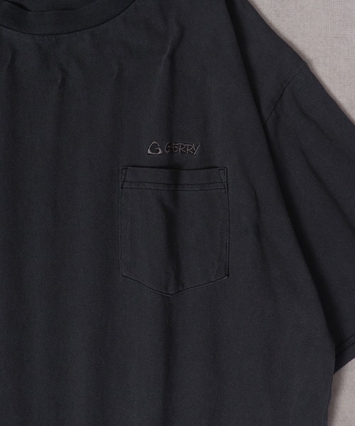 GERRY(ジェリー)の「GERRY ビンテ-ジ加工チェスト刺繍ポケットT 半袖(Tシャツ/カットソー・メンズ・ブラック/マスタード/ネイビー・LL/M/L)」の12枚目の写真