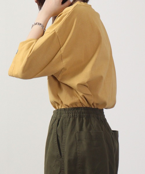 GERRY(ジェリー)の「GERRY ビンテ-ジ加工チェスト刺繍ポケットT 半袖(Tシャツ/カットソー・メンズ・ブラック/マスタード/ネイビー・LL/M/L)」の18枚目の写真