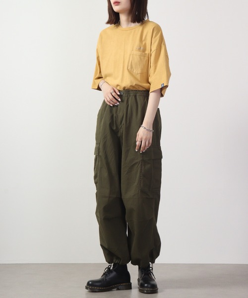GERRY(ジェリー)の「GERRY ビンテ-ジ加工チェスト刺繍ポケットT 半袖(Tシャツ/カットソー・メンズ・ブラック/マスタード/ネイビー・LL/M/L)」の15枚目の写真