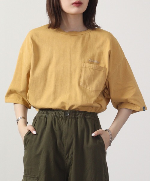 GERRY(ジェリー)の「GERRY ビンテ-ジ加工チェスト刺繍ポケットT 半袖(Tシャツ/カットソー・メンズ・ブラック/マスタード/ネイビー・LL/M/L)」の22枚目の写真