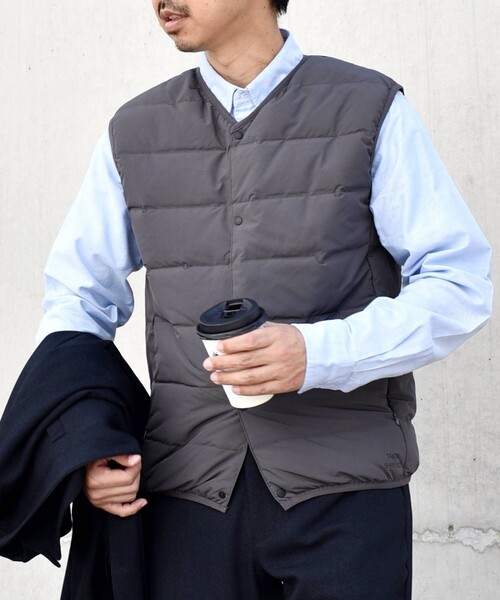 TAION（タイオン）の「【SHIPS any別注】TAION: 〈手洗い可能〉ダウン ベスト 23AW◇（ダウンベスト・メンズ・ネイビー/ダークグレー/ブラック・MEDIUM/X-LARGE/LARGE/SMALL）」の2枚目の写真