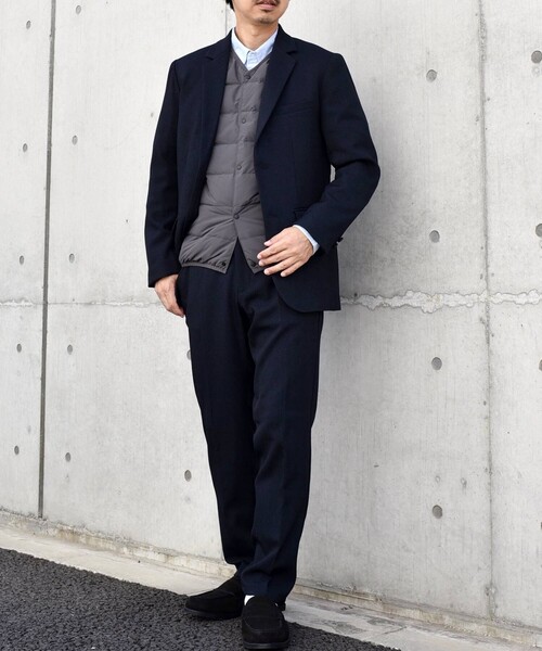 TAION（タイオン）の「【SHIPS any別注】TAION: 〈手洗い可能〉ダウン ベスト 23AW◇（ダウンベスト・メンズ・ネイビー/ダークグレー/ブラック・MEDIUM/X-LARGE/LARGE/SMALL）」の4枚目の写真