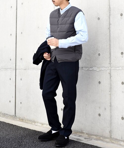 TAION（タイオン）の「【SHIPS any別注】TAION: 〈手洗い可能〉ダウン ベスト 23AW◇（ダウンベスト・メンズ・ネイビー/ダークグレー/ブラック・MEDIUM/X-LARGE/LARGE/SMALL）」の6枚目の写真