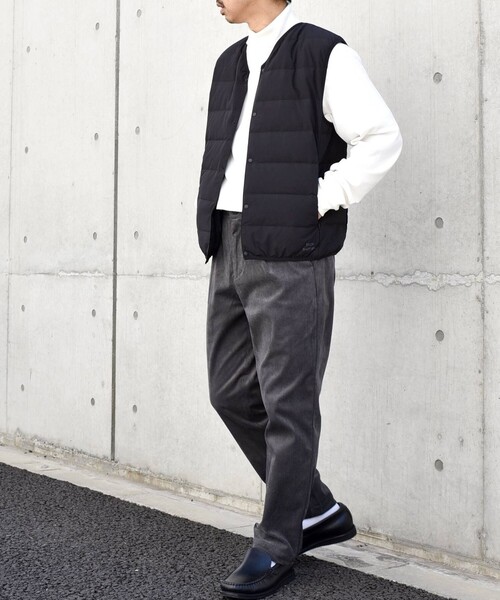 TAION（タイオン）の「【SHIPS any別注】TAION: 〈手洗い可能〉ダウン ベスト 23AW◇（ダウンベスト・メンズ・ネイビー/ダークグレー/ブラック・MEDIUM/X-LARGE/LARGE/SMALL）」の10枚目の写真