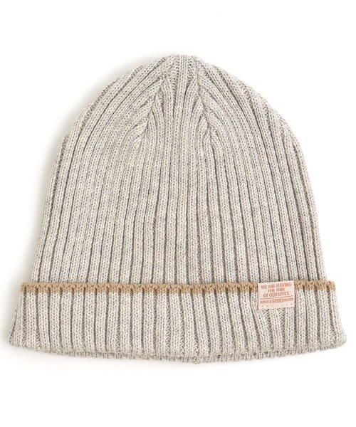 BREEZE（ブリーズ）の「カラフルニット帽（ニットキャップ/ビーニー・キッズ・グリーン/ブルー/ブラック/ピンク/イエロー/アイボリー・50/58/54）」の2枚目の写真