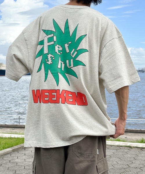 Perushu(ペルーシュ)の「レトロプリントTシャツ(Tシャツ/カットソー・メンズ・グレー系その他/ブラック/杢グレー/イエロー・MEDIUM/LARGE)」の17枚目の写真