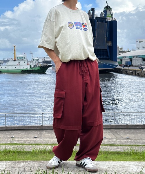 Perushu(ペルーシュ)の「レトロプリントTシャツ(Tシャツ/カットソー・メンズ・グレー系その他/ブラック/杢グレー/イエロー・MEDIUM/LARGE)」の13枚目の写真