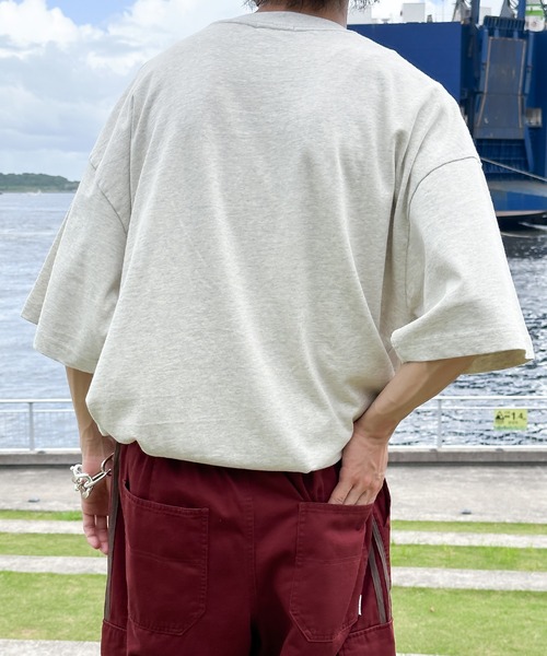 Perushu(ペルーシュ)の「レトロプリントTシャツ(Tシャツ/カットソー・メンズ・グレー系その他/ブラック/杢グレー/イエロー・MEDIUM/LARGE)」の11枚目の写真