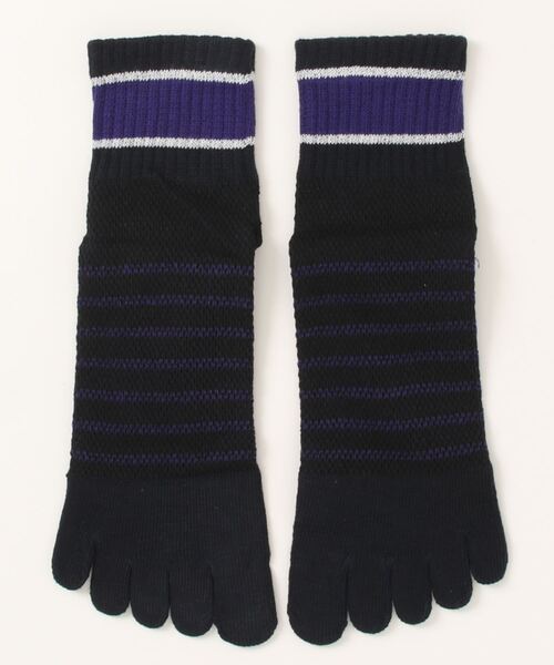 TONE SELECT GOODS（トーンセレクトグッズ）の「【urge select】メンズ スーパーメッシュ ミドル丈 5本指ソックス（ソックス/靴下・メンズ・A/B/C/D/E/F/G/H/I/J・FREE）」の2枚目の写真