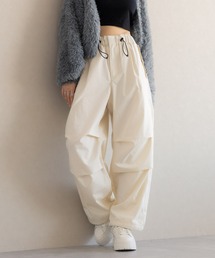 ウエストデザイン/スノールーズパラシュートパンツ