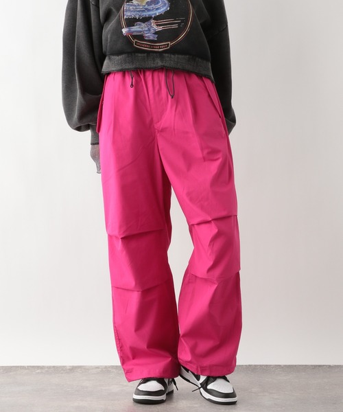 RAGEBLUE(レイジブルー)の「ウエストデザイン/スノールーズパラシュートパンツ(カーゴパンツ・レディース・ホワイト/ピンク/オリーブ・FREE)」の3枚目の写真