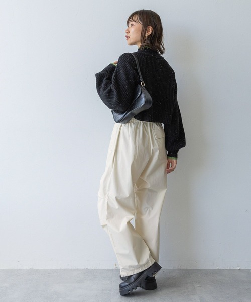 RAGEBLUE(レイジブルー)の「ウエストデザイン/スノールーズパラシュートパンツ(カーゴパンツ・レディース・ホワイト/ピンク/オリーブ・FREE)」の6枚目の写真