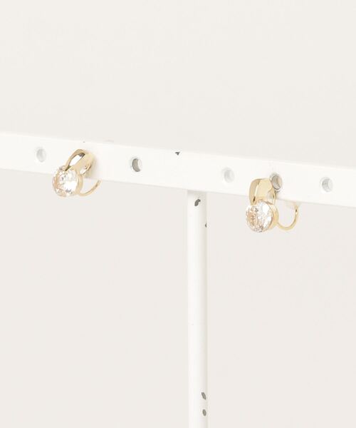 itam（アイタム）の「【itam】アイタム/ キュービックジルコニア ステンレスノンホールピアス/ 金属アレルギー対応イヤリング（イヤリング・レディース・ピンクゴールド/ゴールド/シルバー・FREE）」の7枚目の写真