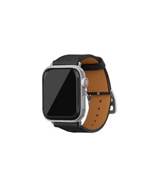 ノービレ Apple Watch レザーバンド【38mm/40mm/41mm/42mm, M/Lサイズ】 (アダプター:シルバー)