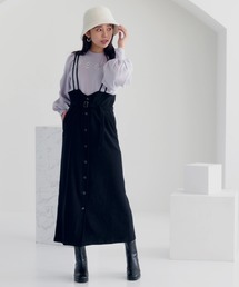 mysty woman | 【井桁弘恵さん着用アイテム】サスツキ前ボタンスカート 978452(スカート)