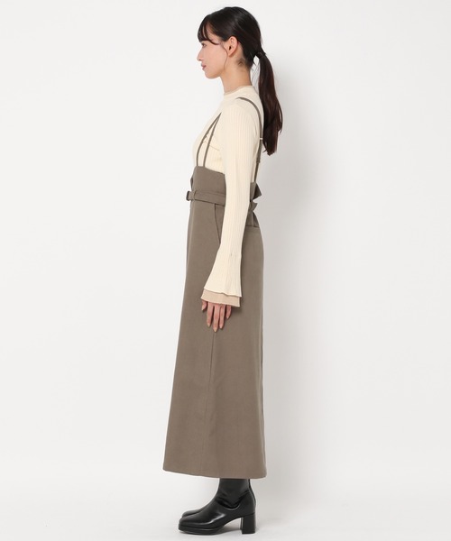 mysty woman（ミスティウーマン）の「サスツキ前ボタンスカート 978452（スカート・レディース・その他/ベージュ系その他/ブラック/ダークオレンジ/グリーン/オレンジ系その他/モカ・FREE）」の19枚目の写真