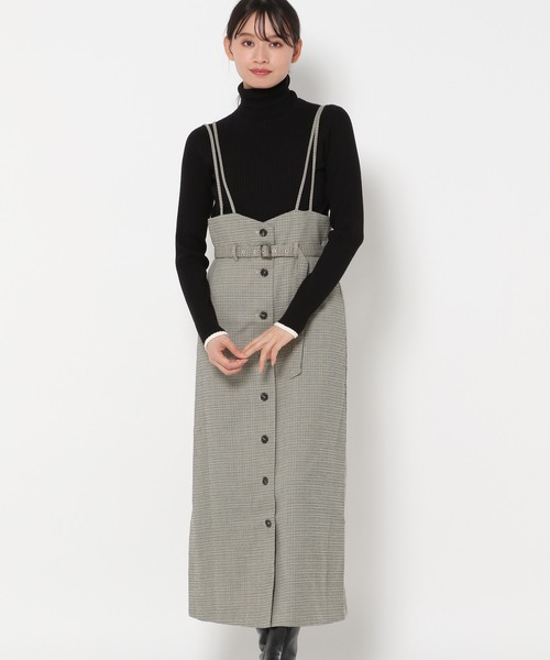 mysty woman（ミスティウーマン）の「サスツキ前ボタンスカート 978452（スカート・レディース・その他/ベージュ系その他/ブラック/ダークオレンジ/グリーン/オレンジ系その他/モカ・FREE）」の15枚目の写真